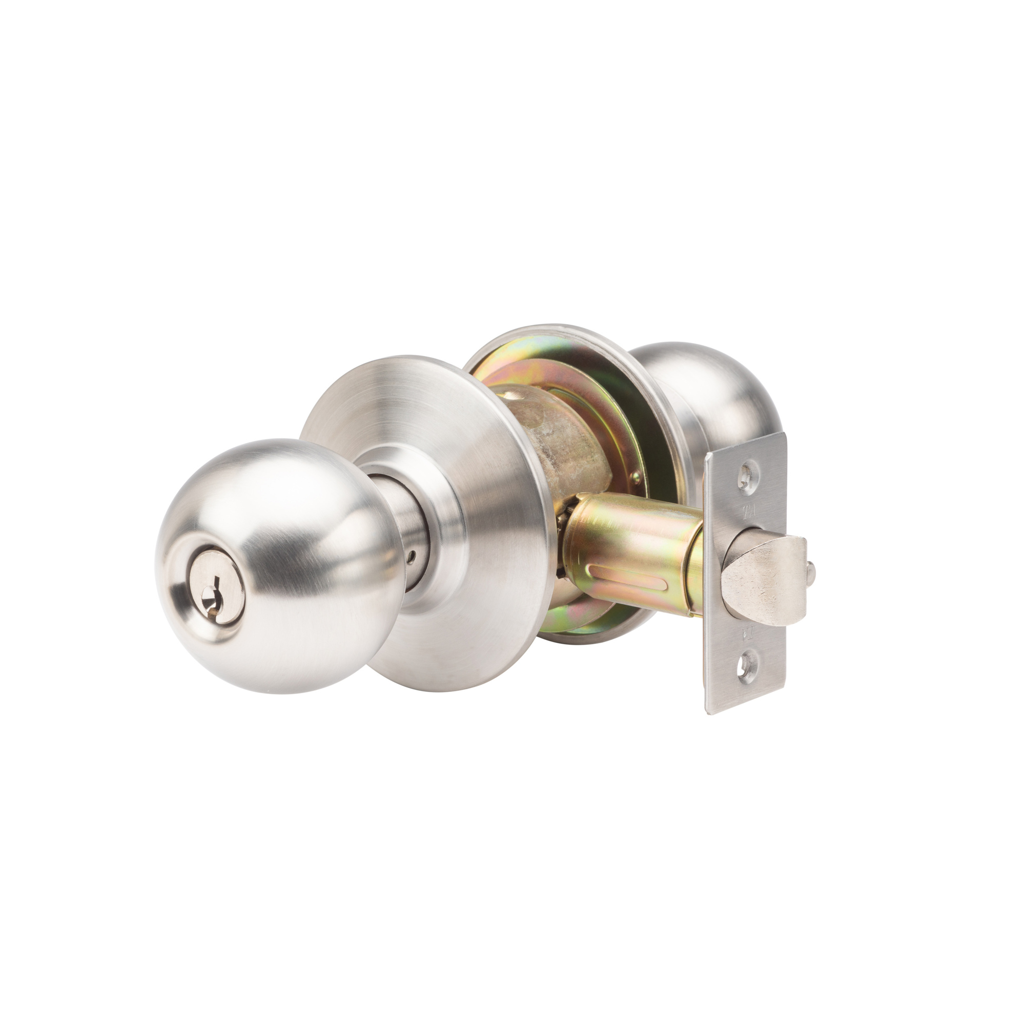 Trans Atlantic SVB Series Commercial Cylindrical Entry Door Knob with Lock — Stainless Steel, Grade 2, Model# DL-SVB53-US32D